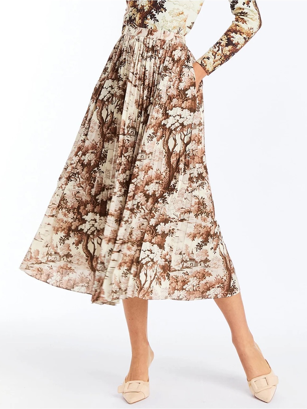 NWT MESTIZA NEW YORK Daniella Midi Skirt - Picture 2 of 5